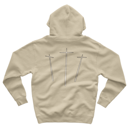 Crosses Hoodie (Bone)