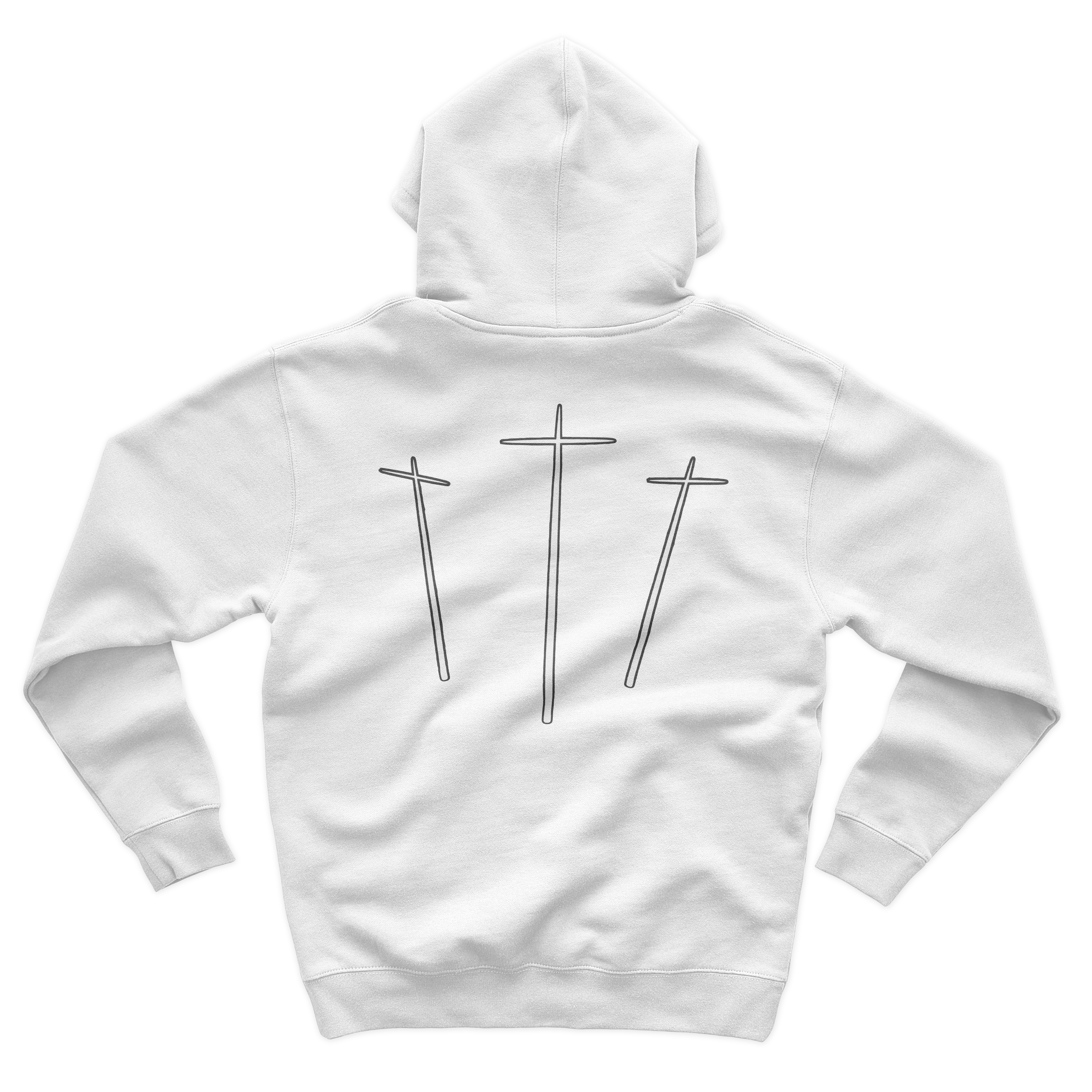 Crosses Hoodie (White)