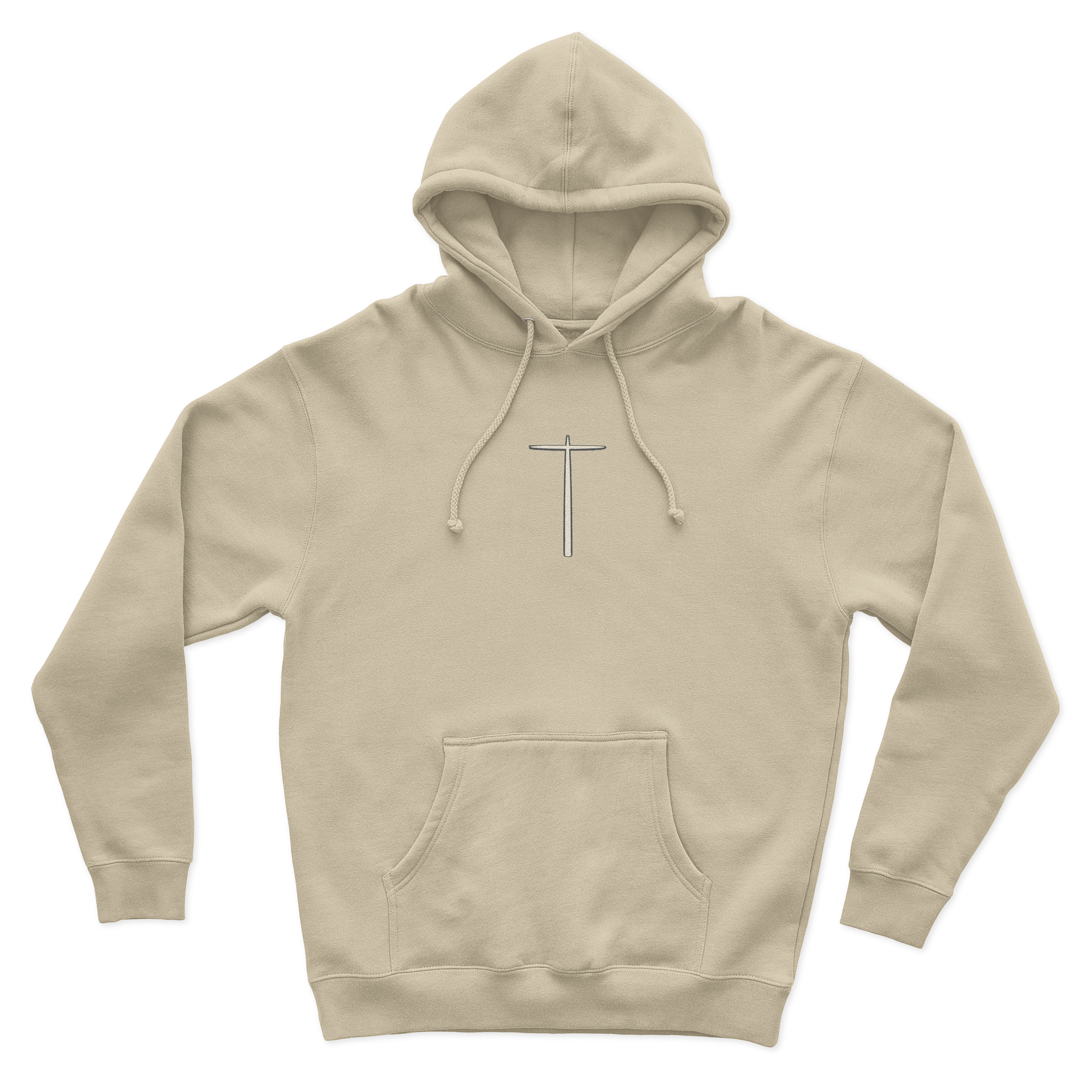 Crosses Hoodie (Bone)